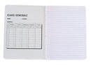 3 Pcs Three Leaf Composition Notebook 9 3⁄4 x 7 1⁄2  Wide Ruled 100 Sheets Black Marble Design 3 Pack