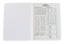 3 Pcs Three Leaf Composition Notebook 9 3⁄4 x 7 1⁄2  Wide Ruled 100 Sheets Black Marble Design 3 Pack