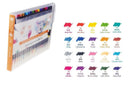 30 Sheets Three Leaf Set Wired Sketchbook "9x12” + 1 Pack Watercolor Brush Pens With 1 Water Brush-1 Set