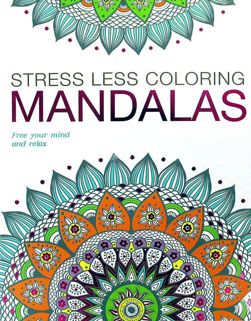 6 Pcs Bazic Adult Coloring Book Set Mandalas Books Plus Patterns and Tranquility - 1 Pack