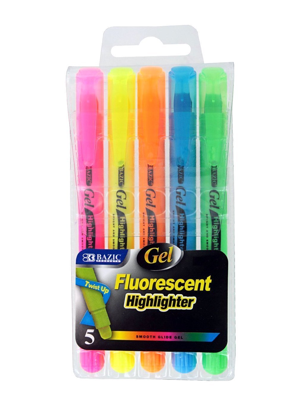 Bazic Fruit Scented Mini Highlighters (6/pack)