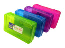 Bazic Assorted Colors Glitter Utility Storage Box 4 Pack