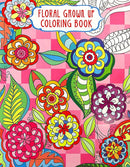 4 Books Bazic Adult Unique Floral Themed Coloring Books 1 Set