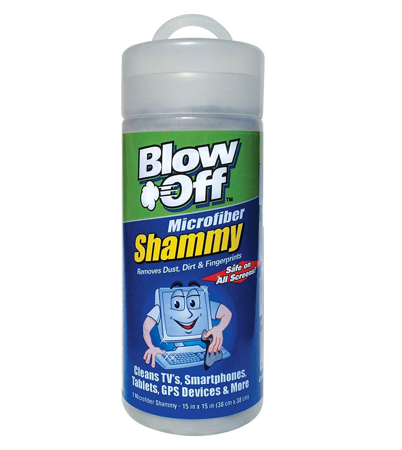 Blow-off Microfiber Shammy for Electronics (15”x15”) - 1 Pack