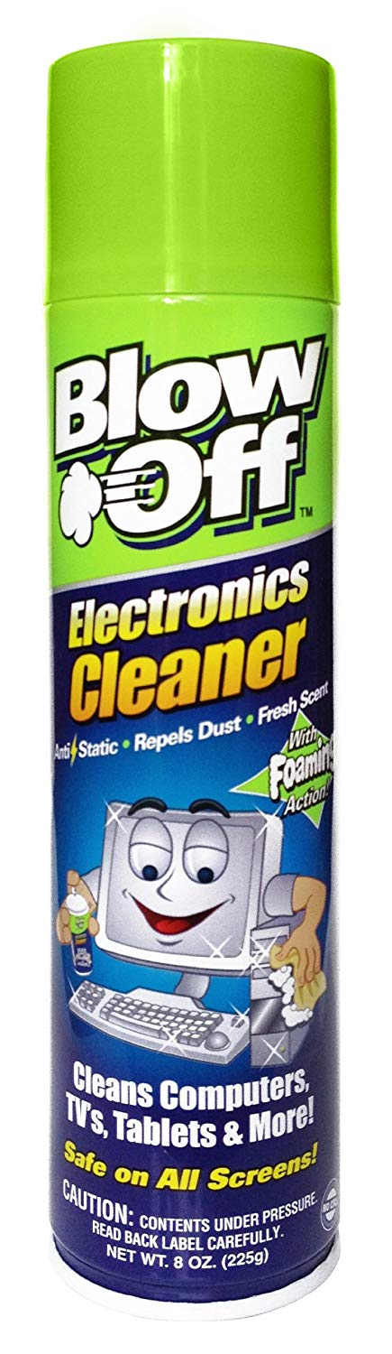 1 Bottle Blow Off Electronics Cleaner With Foaming Action 8 oz. - 1 Pack