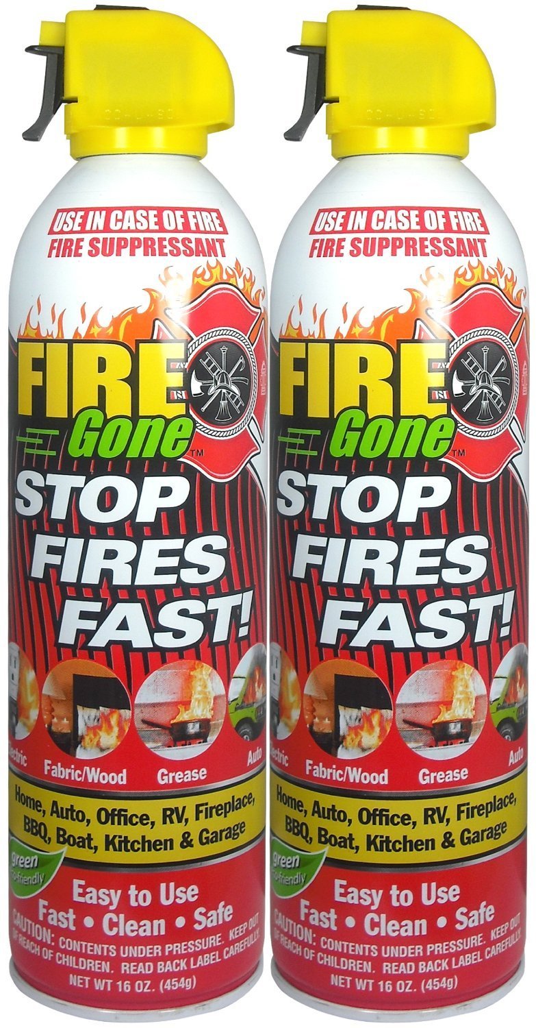 2 Bottles Max Professional Firegone Fire Suppressant 16 oz. -  2 Pack