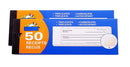 2 Pcs Kamset Triplicates Receipt 7.5" x 2.65" 50 Pages Carbonless Dual Language - 2 Pack