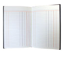 2 Pcs Mead 8-Columed Cash Books 7.9" x 5" Ruled 144 Pages Random colors (Blue,Black,Red)  - 2 Pack