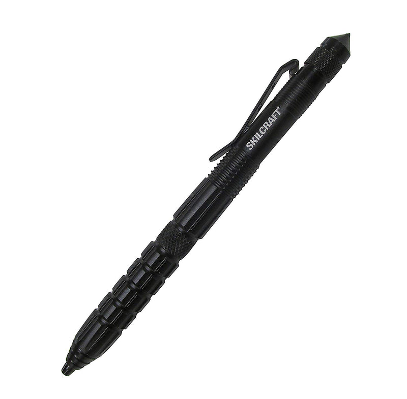 1 Pc SKILCRAFT DEFENDER™ Multi-Function Tactical Pen w- Glass Breaker Black 1 Pack