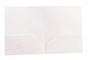 6 Pcs Three Leaf Two Pocket Poly Portfolio 4.5” Assorted Color - 6 Pack