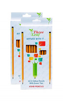 24 Pcs Three Leaf Yellow