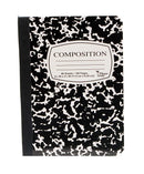 3 Pcs Three Leaf Mini Composition Notebook 4 1⁄2 x 7 1⁄4  College Ruled 100 Sheets Random Color  Red, Green, Yellow, Blue, Black) - 6 Pack