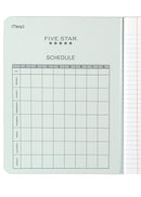 4 Pcs Five Star Mead Composition Notebook 9 3⁄4 x 7 1⁄2 College Ruled 100 Sheets Multicolored - 4 Pack
