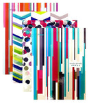 4 Pcs Five Star Hardbound Composition Notebook 9 3⁄4 x 7 1⁄2 College Ruled 100 Sheets Assorted Designs - 4 Pack