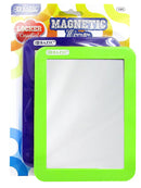 2 Pcs Bazic Magnetic Locker Framed Mirror (5.5" x 7" ) Acrylic Mirror in Random Color -  2 Set