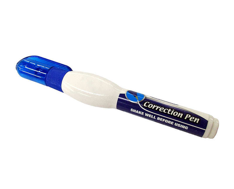  Bazic White-Out Correction Pens 9 mL/Pen 2 Pens/Pack :  Correction Fluid : Office Products