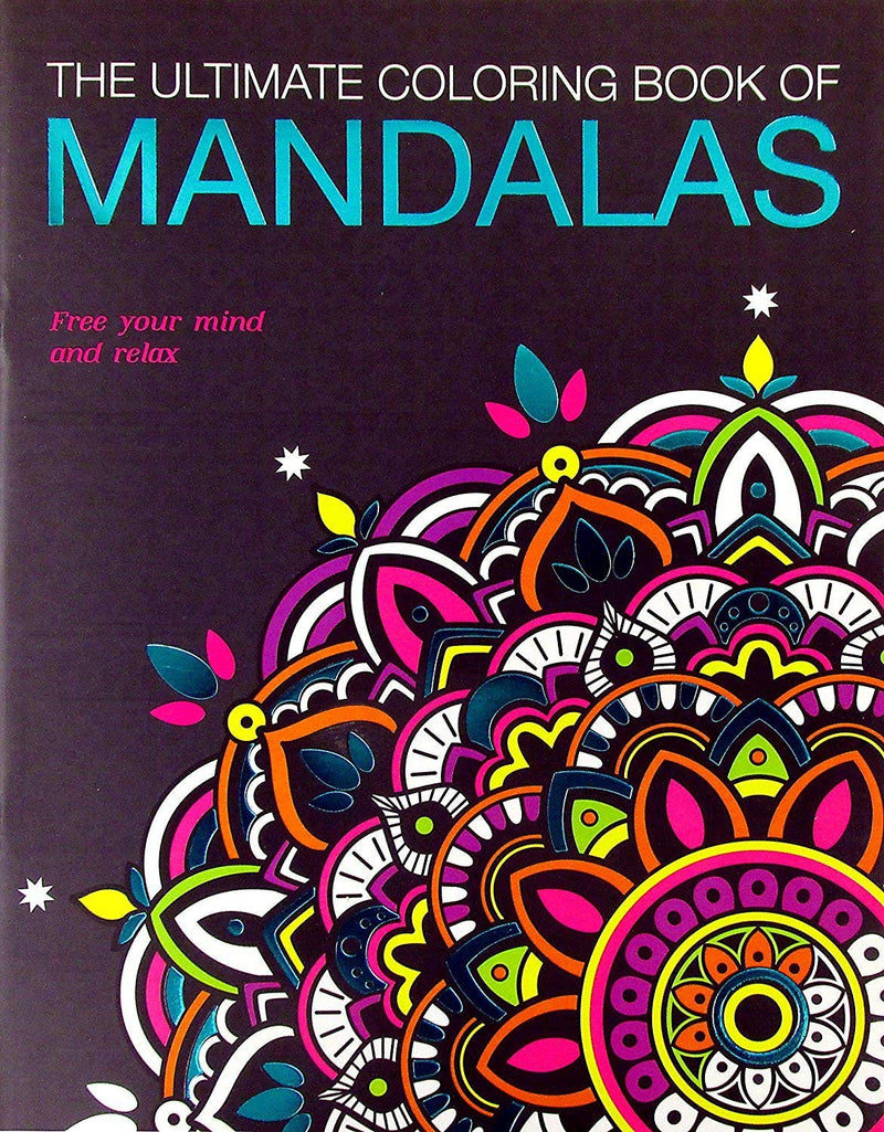 6 Pcs Bazic Adult Coloring Book Set Mandalas Books Plus Patterns and Tranquility - 1 Pack