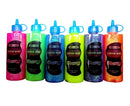 6 Bottles Bazic Glitter Glue Set 120ML Assorted Neon Colors (Pink, Green, Orange, Blue, Yellow, Purple, Orange) 6 Pack