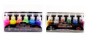 12 Bottles Bazic Glitter Glue Set 120 ML Classic Colors (Green, Gold, Red, Silver, Blue, and Purple) and Neon Colors (Green, Orange, Pink, Yellow, Blue, and Purple) 2 Pack