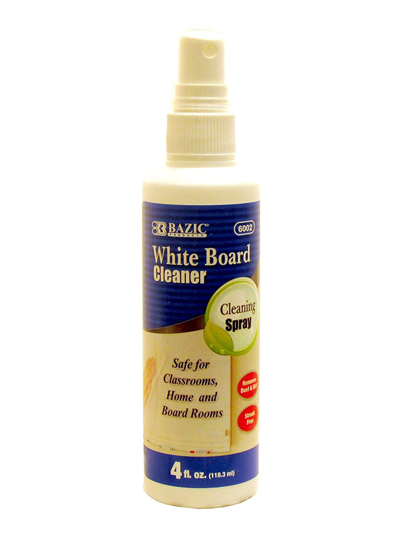 Bazic WhiteBoard Spray Cleaner (4 oz) 1 Bottle