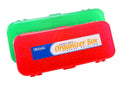 Bazic Double Deck Organizer Box Random Colors (Black, Red, Blue, Green) 2 Pack