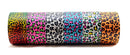 6 Rolls Bazic Leopard Themed Decorative Duct Tapes Set (1.88" X 5’) Multi-purpose Self-adhering Tapes Assorted Colors -  6 Packs