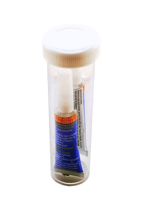 Bazic Glue Set (2 Super Glue + 3 Refillable Clear Glue Pen + 1 Washable Clear School Glue + 1 Permanent Glue Tape) - 1 Set