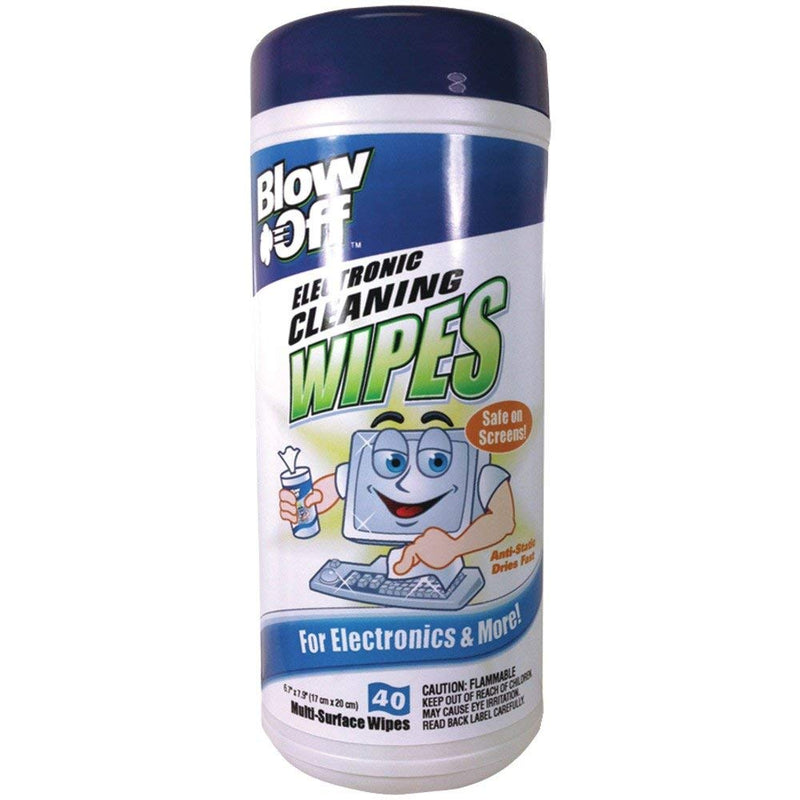 1 Bottle 40 Pcs Blow Off Electronic Cleaning Wipes - 1 Pack