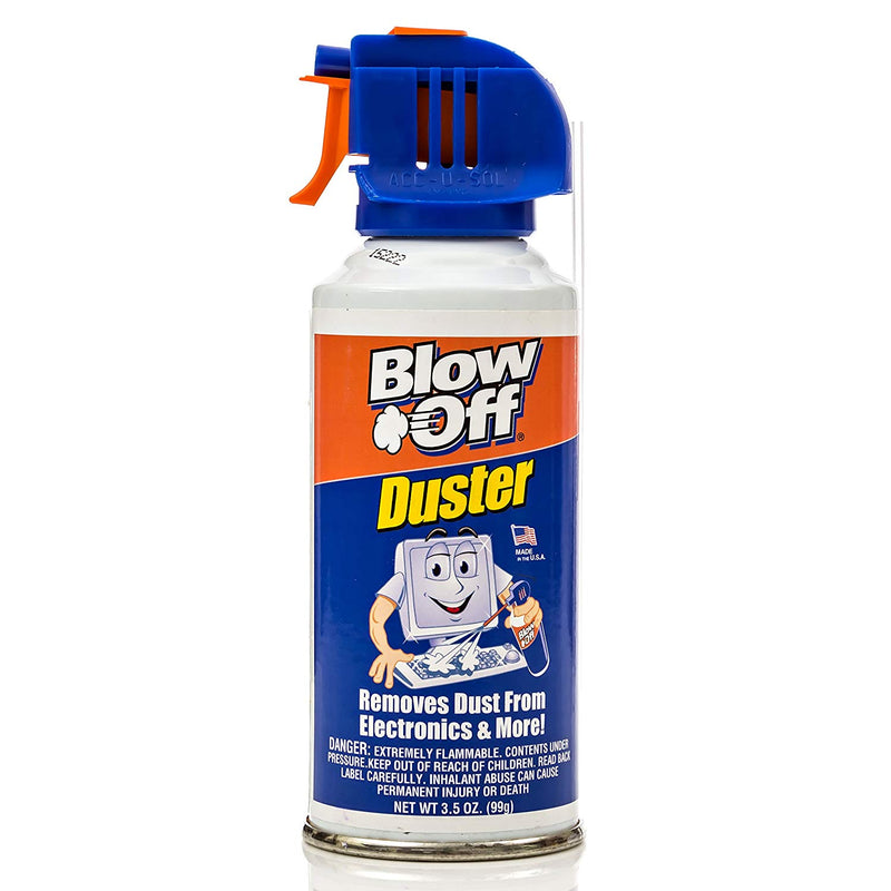 2 Bottles Blow-off Mini Compressed Air Duster 3.5 oz. - 1 Pack