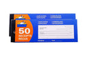 2 Pcs Kamset Duplicates Receipt 7.5" x 2.65" 50 Pages Carbonless Dual Language - 2 Pack