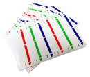 180 Kamset Color-Coded Labels (16mm x 70mm) Self Adhesive - Northland Wholesale