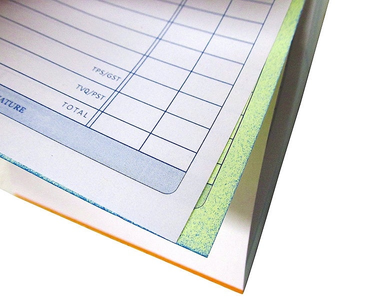 2 Pcs Kamset Sales Order book 50 Sheet 3.5" x 6" White-Canary Carbonless - 2 Pack