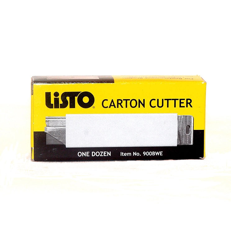 12 Pcs Listo Carton Cutter - 1 Box