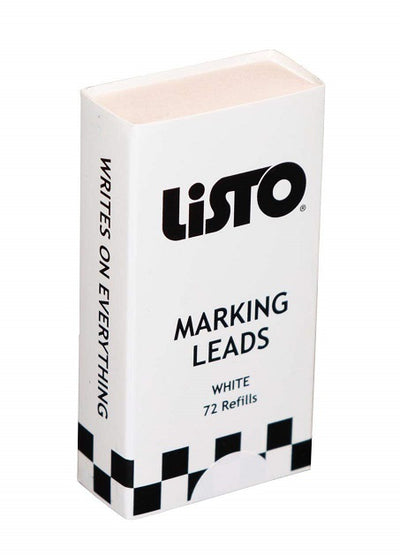 Listo 1620 & 162 Marking Kit - 12 Yellow Grease Pencils, 72 Refills, Bonus Orange Pencil