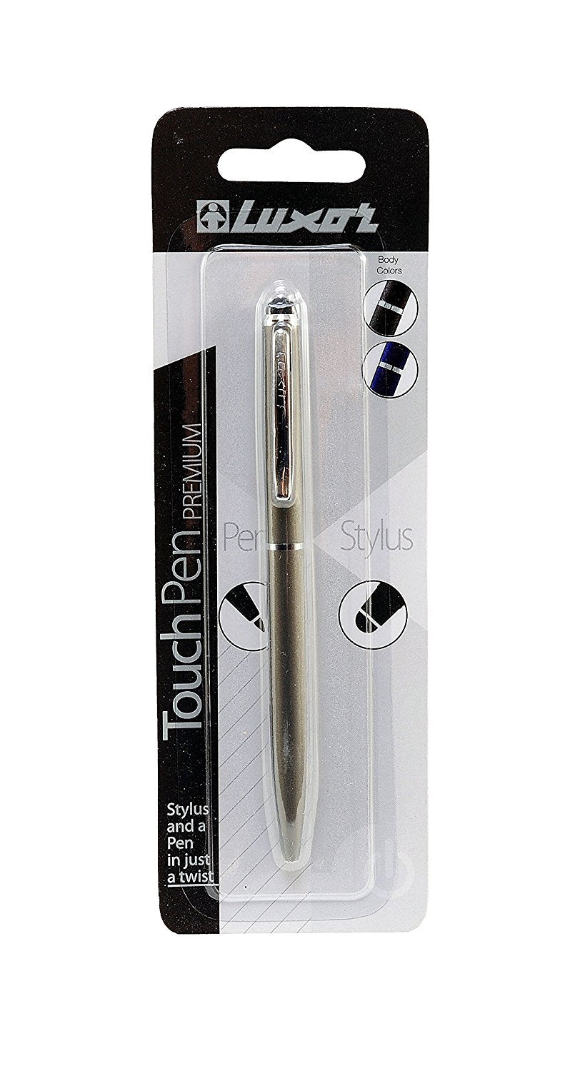 Luxor Touch Pen Premium - Stylus and Pen in One Blue - 1 pack