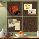 The Board Dudes Dark Cork Tiles (12" x 12") - 4 Pack