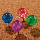 80 Pcs The Board Dudes Spherical Push Pins Assorted Color - 1 Pack