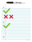 1 Set The Board Dudes Magnetic Dry Erase Board 8.5" x 11" with Marker, magnets, Pen Clip and Mounting Hardware