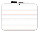 The Board Dudes Double Sided Dry Erase Lapboard 9” x 12” with Dry Erase Marker - 1 Pack