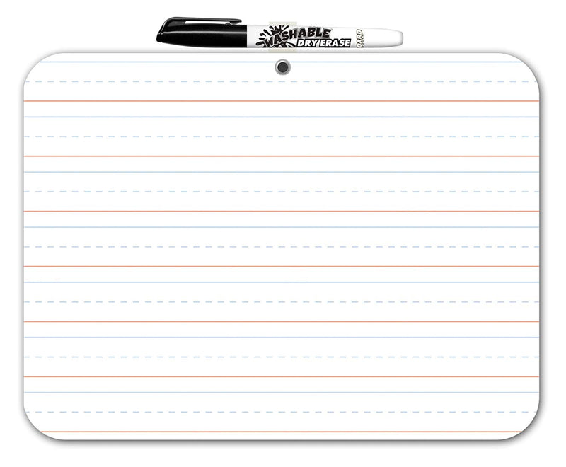 The Board Dudes Double Sided Dry Erase Lapboard 9” x 12” with Dry Erase Marker - 1 Pack