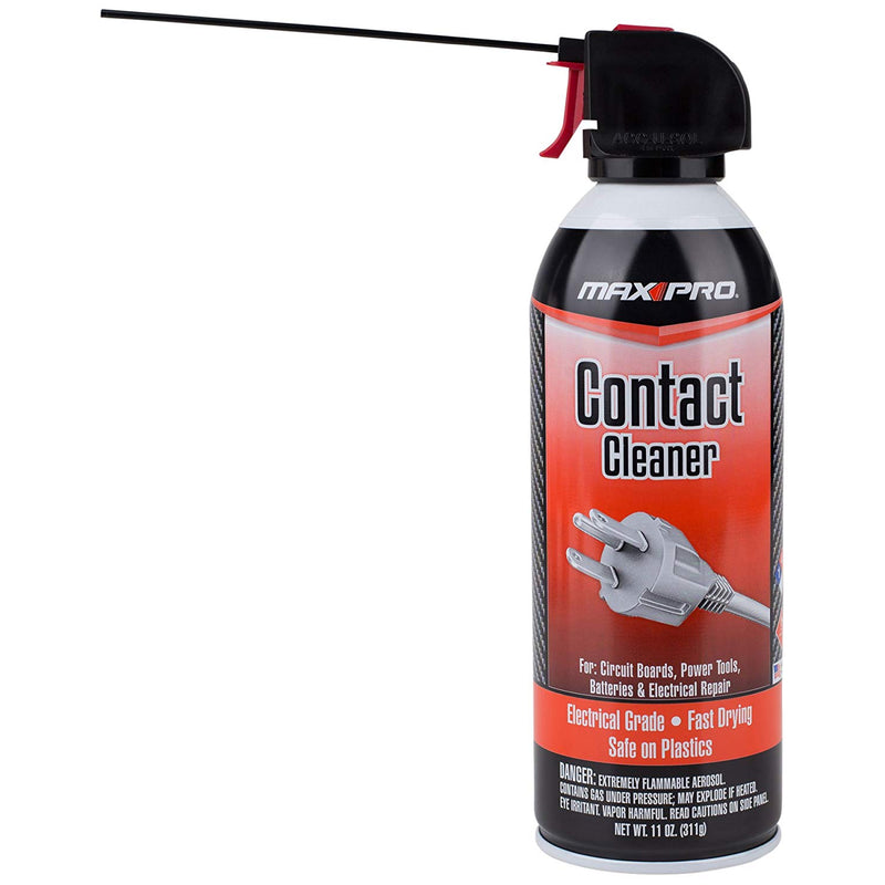1 Bottle Max Professional Contact Cleaner 11 oz. - 1 Pack