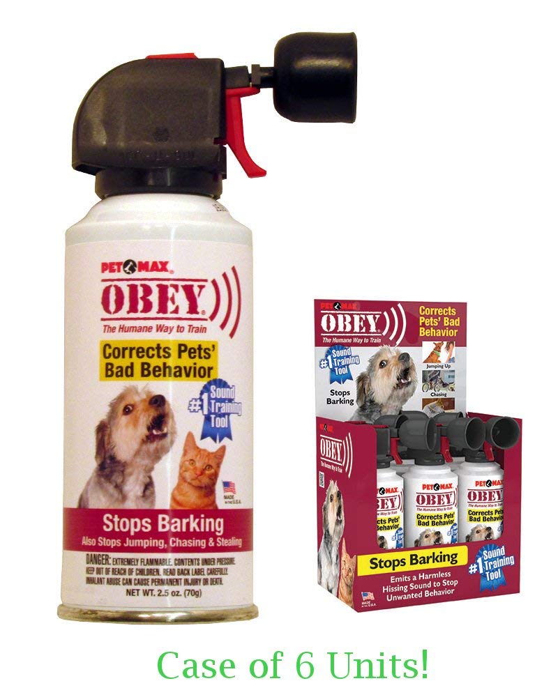6 Pcs Max Professional Obey Humane Pet Training Tool (2.5oz) White - 6 Pack