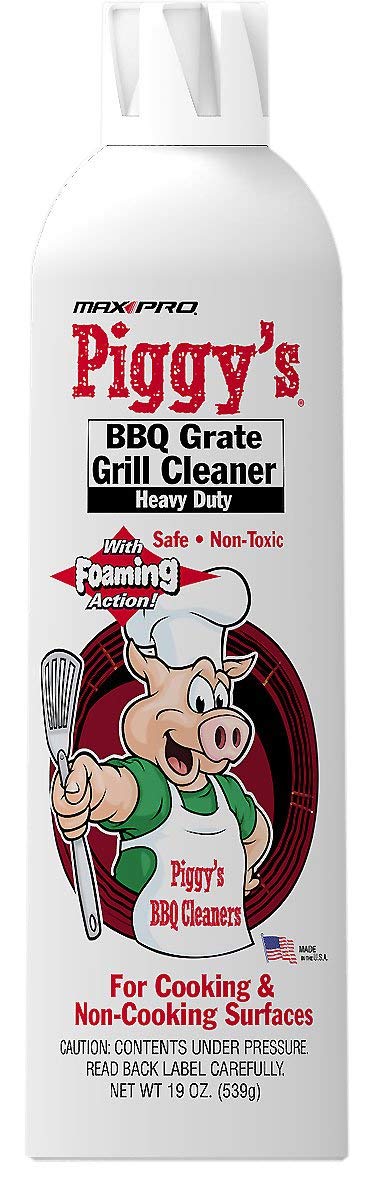 1 Bottle Max Professional Piggy's Grate Grill Cleaner 19 oz. - 1 Pack