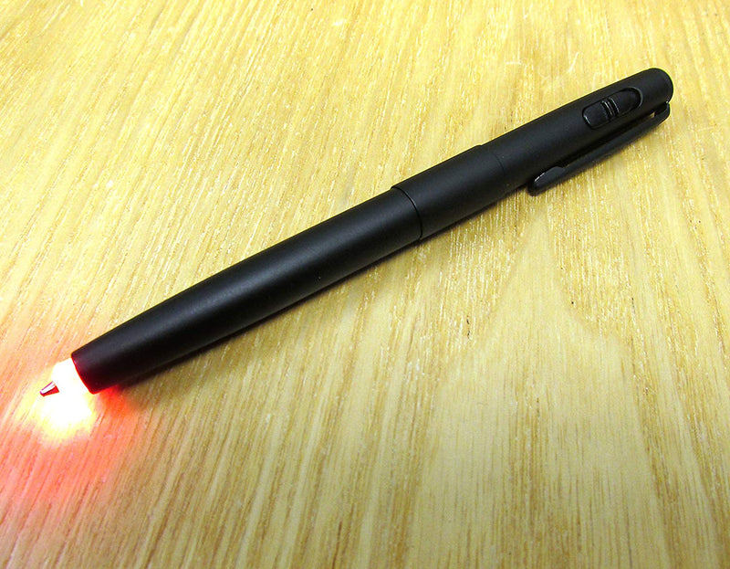 1 SKILCRAFT LUMINATOR™ Red Led Tactical Pen Pressurized Ink Capsule 1 Pack