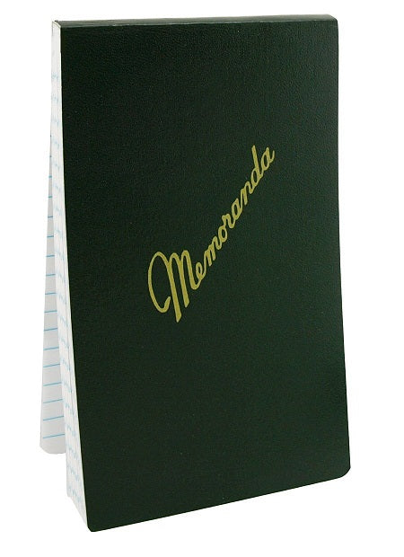 AbilityOne Memoranda Military Notebook  3 3⁄8” x 5 1⁄2” Ruled Dark Green 1 Pack
