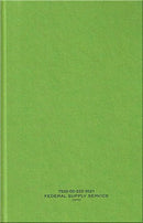 AbilityOne Memorandum Log Book  8” x 10 1⁄2” 192 Pages Ruled Green 1 Pack