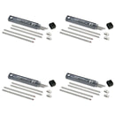 4 Set Skilcraft B3 Aviator Pen Refill Kit in Black & Red Inks Eraser and 0.5 Pencil Lead - 4 Pack