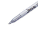 12 Pcs Sharpie Fine Point Permanent Marker Metallic Silver Ink - 1 Pack