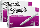 24 Pcs Sharpie Fine Point Permanent Marker in Metallic Silver Ink - 2 Pack