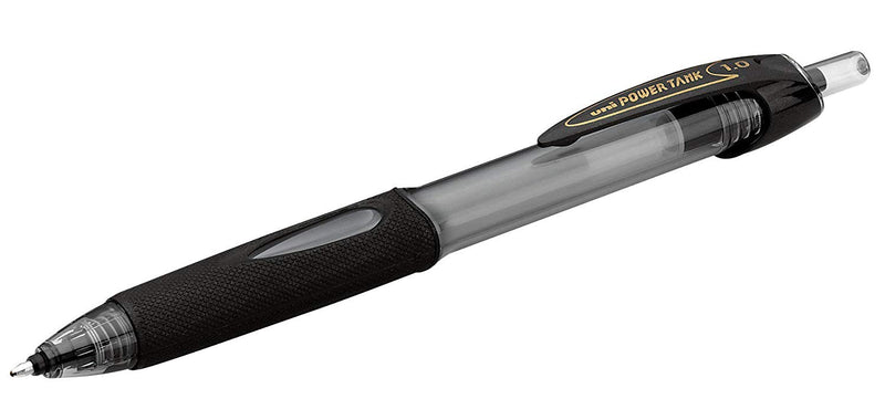 24 Pcs Uni-ball PowerTank Retractable Ballpoint Pen  Bold-Point (1.0mm) Black - 2 Boxes